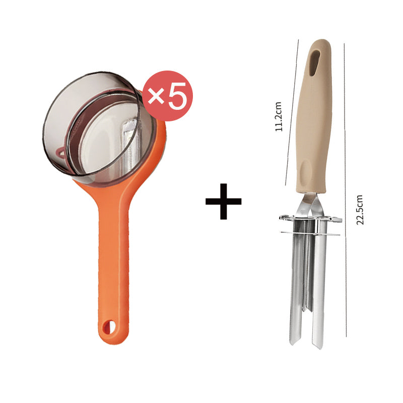 🔥Christmas Limited-Time Offer: 50% OFF!!!🔥Hot Sale Deals-Multifunctional Peeler with Debris Storage Bucket