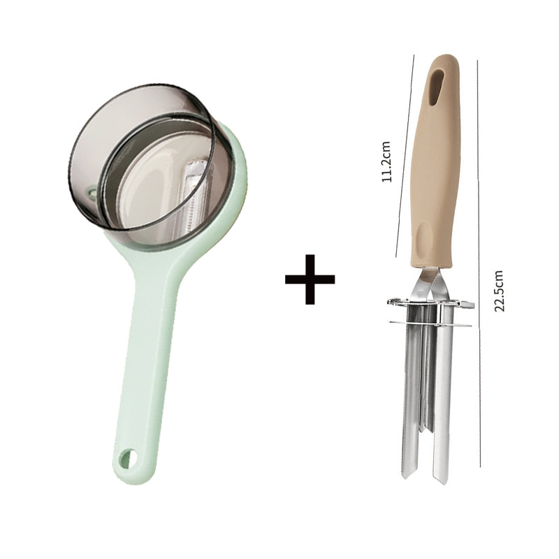 🔥Christmas Limited-Time Offer: 50% OFF!!!🔥Hot Sale Deals-Multifunctional Peeler with Debris Storage Bucket