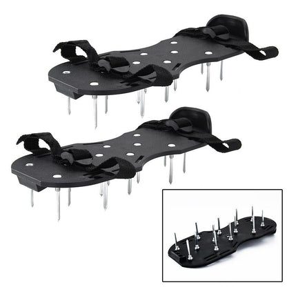 Lawn Aerator Shoes Garden Grass Aerator Spiked Sandals with 26 Spikes and Adjustable Straps Lawn Scarifier for Effectively Aerating Lawn Soil