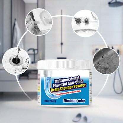 🥳2026 HOT SALE🥳💞50K+ SOLD!🏆🚿 Flash Sale! Buy 5 Get 5 Free – Deodorizing Drain Powder – No harsh fumes, breathe easy! Powerful on clogs, gentle on pipes. Keep your home fresh. 🛡️🧓