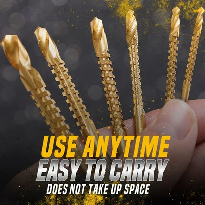 🔧 Last Day Special Price £8.99! 🎁Buy 2 Get 1 Free⚙️ Twist Drill Bit Set – High-Speed Steel, Titanium-Coated & Multi-Material Ready 🧰