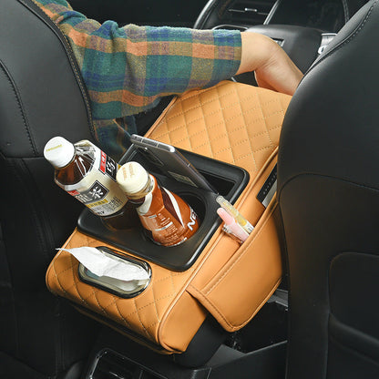 ⚡ Flash Sale 49% OFF🔥Adjustable Car Armrest Cushion with Storage Compartment | Fits All Car Types