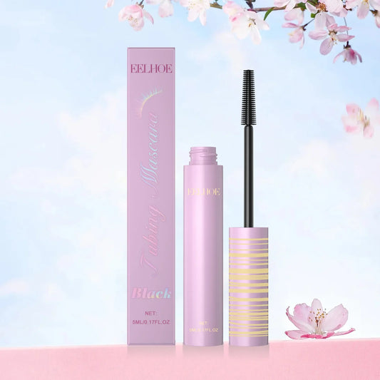 Black Brown Mascara Lengthens Eyelashes Curling Natural Fast Dry Silk Fiber Matte Waterproof Eye Lashes Makeup Mascara Comestics