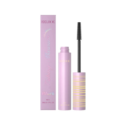 Black Brown Mascara Lengthens Eyelashes Curling Natural Fast Dry Silk Fiber Matte Waterproof Eye Lashes Makeup Mascara Comestics