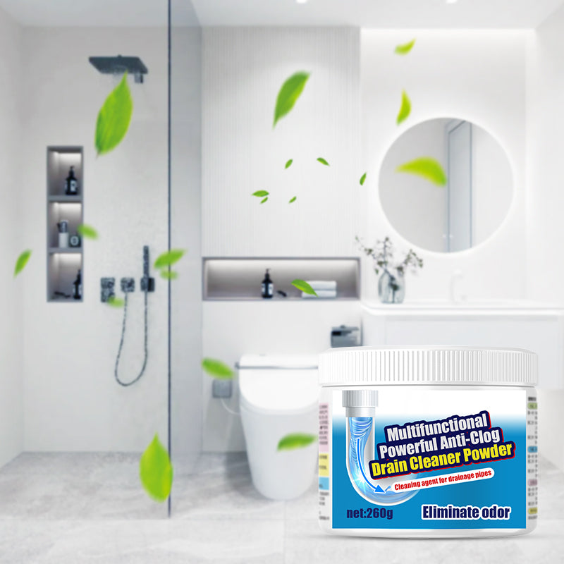 🥳2026 HOT SALE🥳💞50K+ SOLD!🏆🚿 Flash Sale! Buy 5 Get 5 Free – Deodorizing Drain Powder – No harsh fumes, breathe easy! Powerful on clogs, gentle on pipes. Keep your home fresh. 🛡️🧓