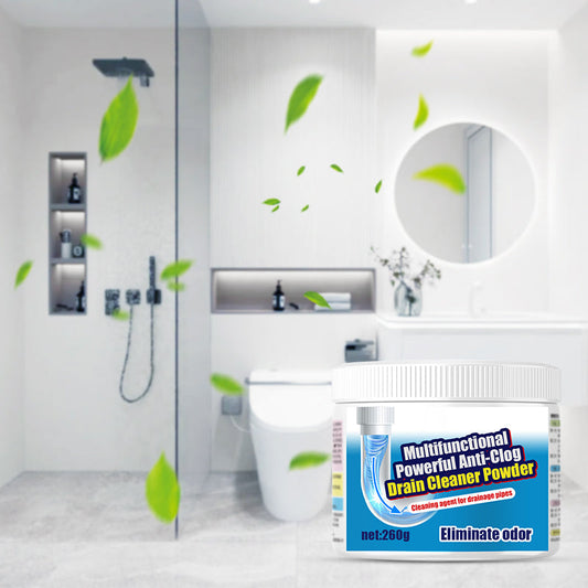 🥳2026 HOT SALE🥳💞50K+ SOLD!🏆🚿 Flash Sale! Buy 5 Get 5 Free – Deodorizing Drain Powder – No harsh fumes, breathe easy! Powerful on clogs, gentle on pipes. Keep your home fresh. 🛡️🧓