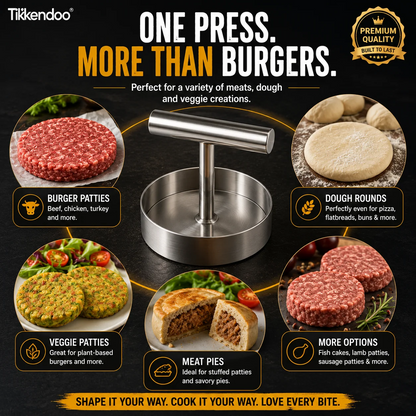 Burger Patty Press – Perfectly Shaped Patties Every Time
