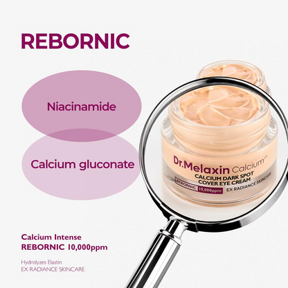 Dr.Melaxin Calcium Dark Spot Eye Cream – Korean 2-in-1 Dark Circle Concealer & Firming Eye Care