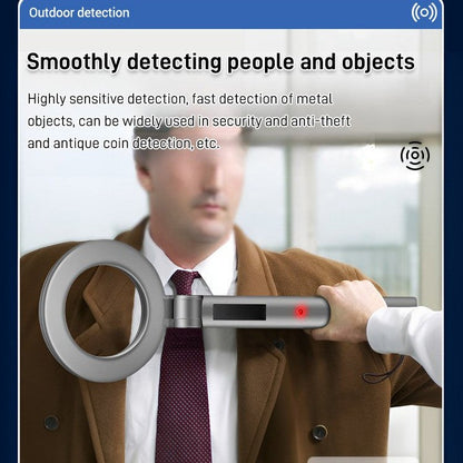 ⏳Limited-time 50% off⏰High Sensitive Detection LED Flashing Alarm Metal Detector🕵️‍♀️