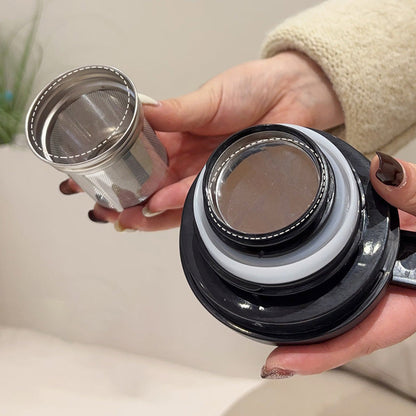 🥳2026 HOT SALE🥳💞50K+ SOLD!🌿🍵 Flash Sale 50% Off! Insulated Teapot with Strainer – Brew whole leaf tea freely. Stays hot for hours, pours perfectly. Your quiet moment companion. 🍂☕