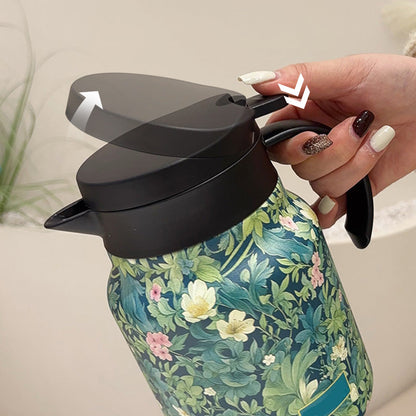 🥳2026 HOT SALE🥳💞50K+ SOLD!🌿🍵 Flash Sale 50% Off! Insulated Teapot with Strainer – Brew whole leaf tea freely. Stays hot for hours, pours perfectly. Your quiet moment companion. 🍂☕