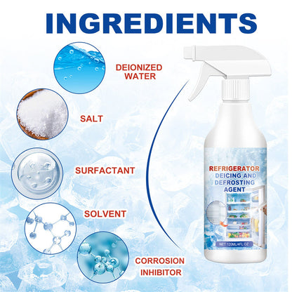 🧊 BUY 2 GET 1 FREE! ✨ Fridge De-Icer Spray - Melts Ice Fast & Prevents Frost, Safe for All Appliances ❄️📦