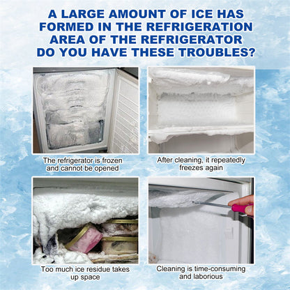 🧊 BUY 2 GET 1 FREE! ✨ Fridge De-Icer Spray - Melts Ice Fast & Prevents Frost, Safe for All Appliances ❄️📦