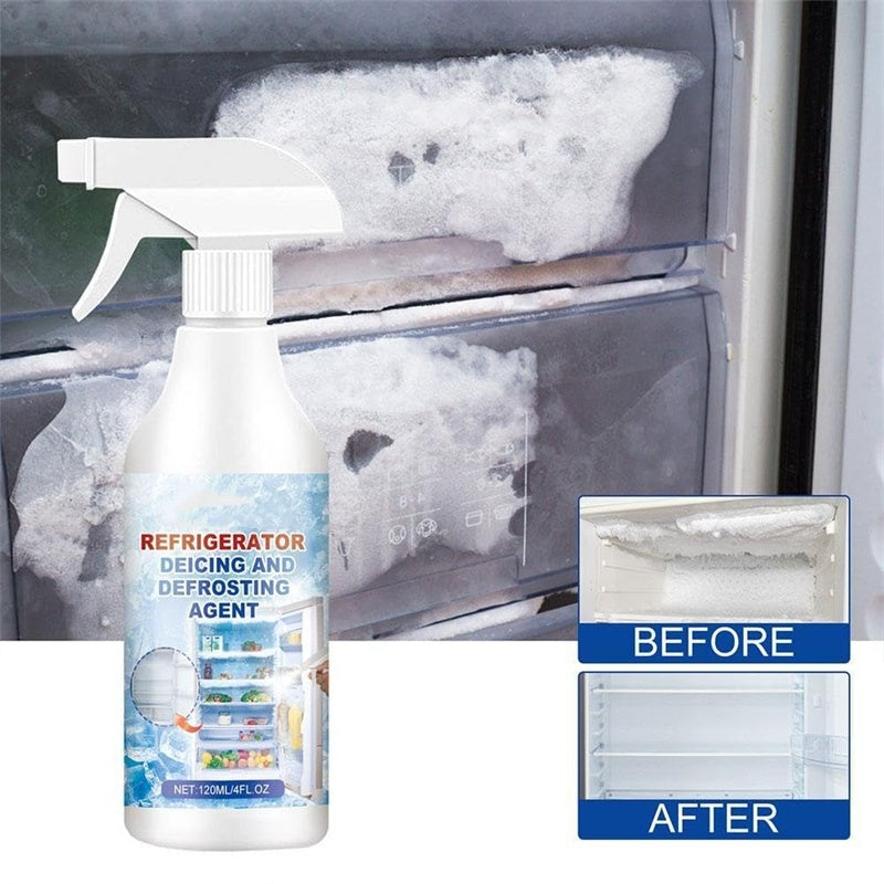 🧊 BUY 2 GET 1 FREE! ✨ Fridge De-Icer Spray - Melts Ice Fast & Prevents Frost, Safe for All Appliances ❄️📦