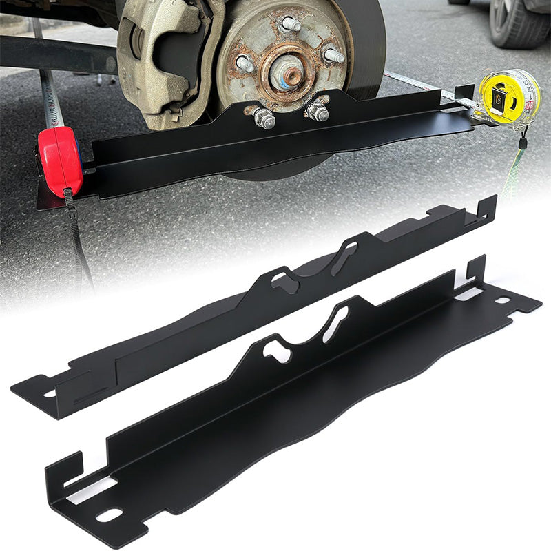 🛠️ 50% OFF NOW! 🔥 Anti-Slip Wheel Alignment Plate - Stainless Steel with Laser-Etched Scale, Ensures Precise Parking & Prevents Damage 🚗📏