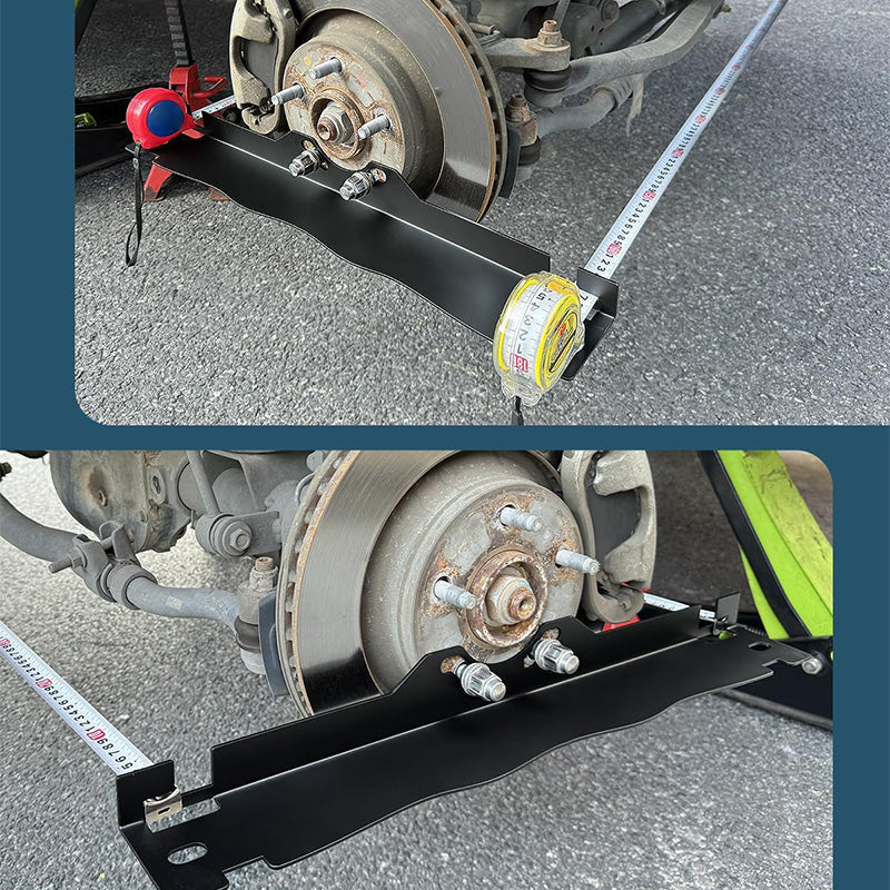 🛠️ 50% OFF NOW! 🔥 Anti-Slip Wheel Alignment Plate - Stainless Steel with Laser-Etched Scale, Ensures Precise Parking & Prevents Damage 🚗📏