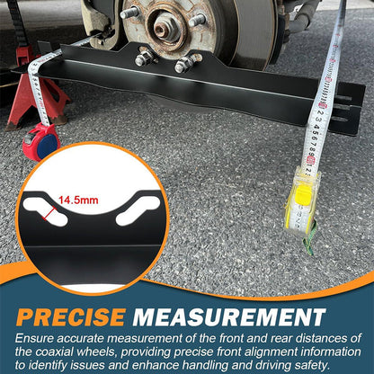 🛠️ 50% OFF NOW! 🔥 Anti-Slip Wheel Alignment Plate - Stainless Steel with Laser-Etched Scale, Ensures Precise Parking & Prevents Damage 🚗📏