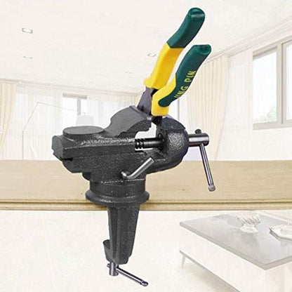 🔧💪 Heavy Duty Mini Universal Tool Bench Vise – 50% OFF! Strong grip, compact size, versatile – perfect for DIY, workshop & home. 🔥🛠️