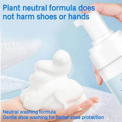 Universal Portable No-Rinse Foam Cleaner for Shoes