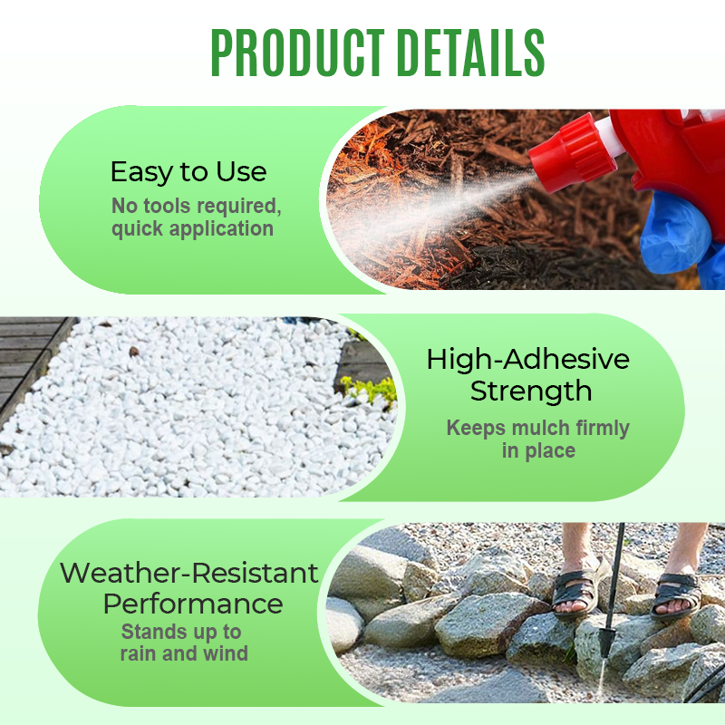 ⏳Time-Limited Special⏰Quick-Drying Sticky Landscape Adhesive- Strong hold & easy application 🎨