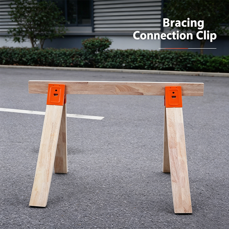 🔥50% OFF NOW🛠️Heavy-Duty Sawhorse Bracket with Down Clamp