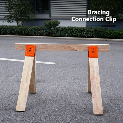 🔥50% OFF NOW🛠️Heavy-Duty Sawhorse Bracket with Down Clamp