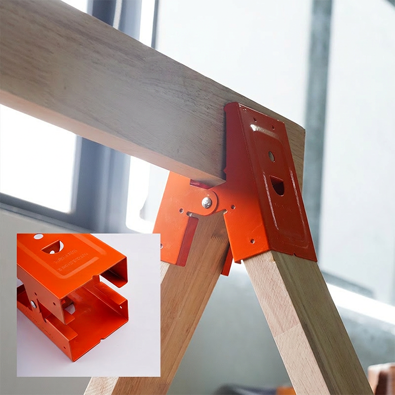 🔥50% OFF NOW🛠️Heavy-Duty Sawhorse Bracket with Down Clamp