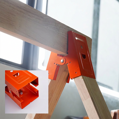 🔥50% OFF NOW🛠️Heavy-Duty Sawhorse Bracket with Down Clamp