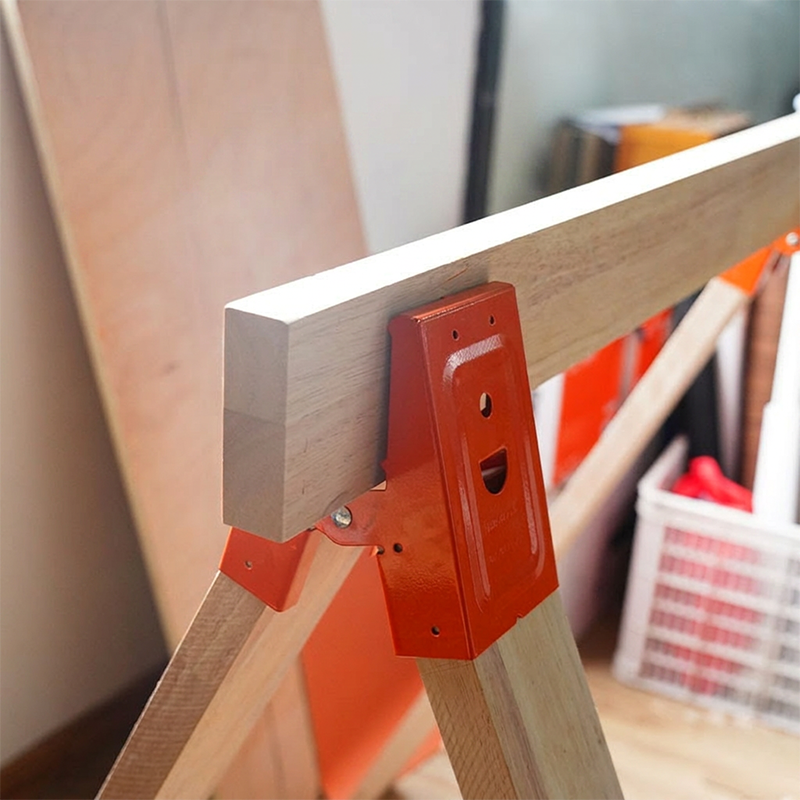 🔥50% OFF NOW🛠️Heavy-Duty Sawhorse Bracket with Down Clamp