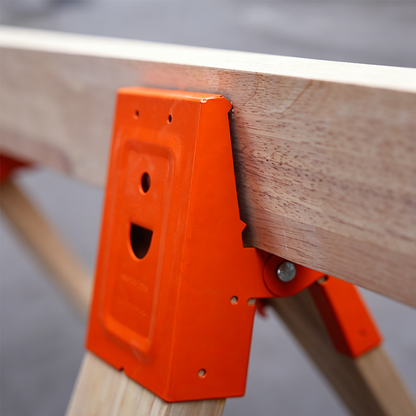🔥50% OFF NOW🛠️Heavy-Duty Sawhorse Bracket with Down Clamp
