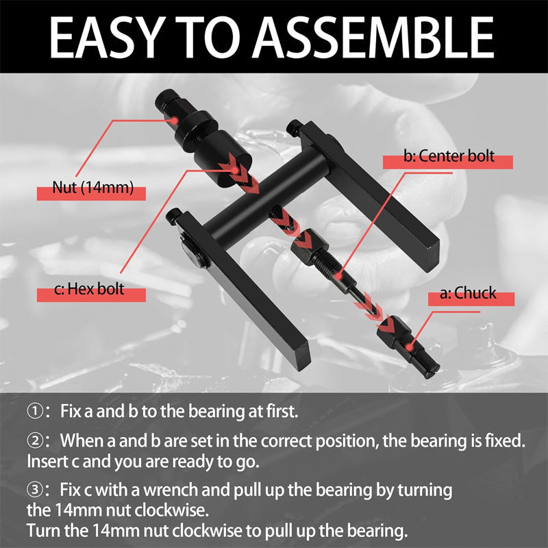 🔥While Supplies Last 50% OFF!🎉 10 PCS Motorcycle Bearing Puller Tool Kit