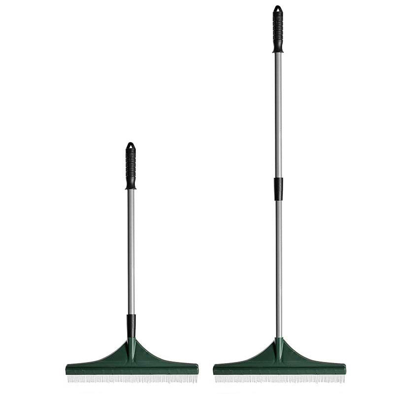 Multi-Purpose Lawn & Carpet Grooming Rake 🔄 2-in-1: Dethatch Lawns & Groom Carpets Effortlessly ✨
