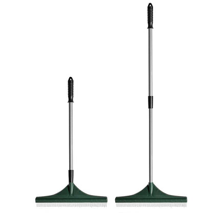 Multi-Purpose Lawn & Carpet Grooming Rake 🔄 2-in-1: Dethatch Lawns & Groom Carpets Effortlessly ✨