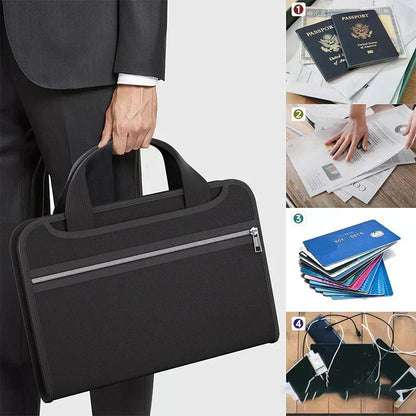 🎉 2026 Sale — Over 21,000 Sold! 💞 Fireproof Accordion File Folder – Ultimate Document Security 🌸