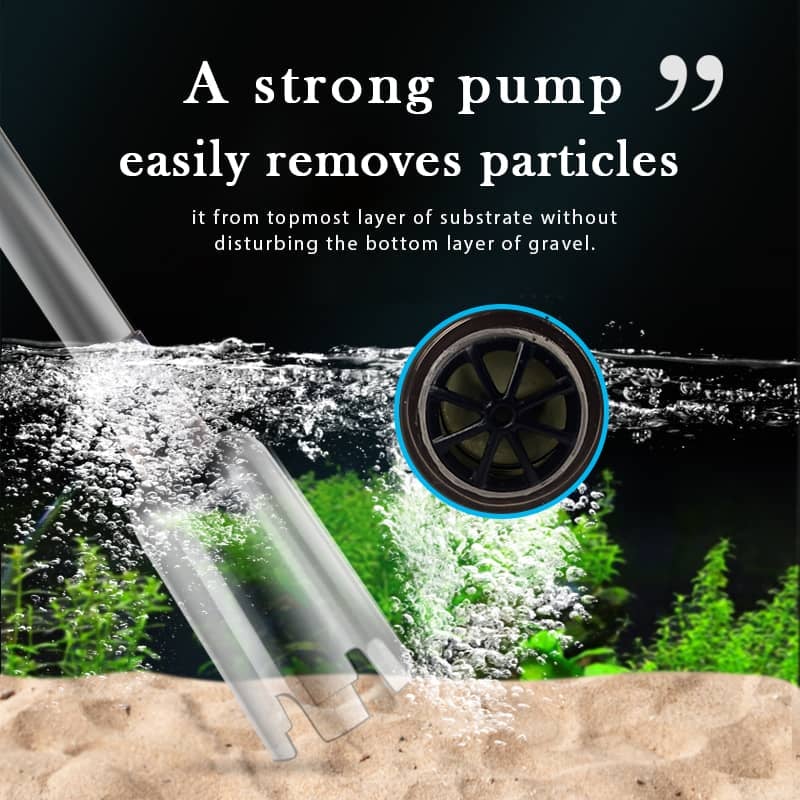 🥳2026 HOT SALE🥳💞50K+ SOLD!🐠⚡ 50% OFF! Electric Aquarium Gravel Cleaner – Battery‑powered, no manual pumping. Adjustable tube length fits small to large tanks. Clean gravel & change water with ease! 🧹✨