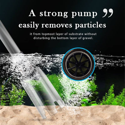 🥳2026 HOT SALE🥳💞50K+ SOLD!🐠⚡ 50% OFF! Electric Aquarium Gravel Cleaner – Battery‑powered, no manual pumping. Adjustable tube length fits small to large tanks. Clean gravel & change water with ease! 🧹✨