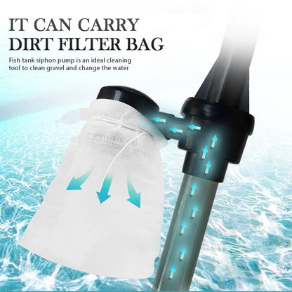 🥳2026 HOT SALE🥳💞50K+ SOLD!🐠⚡ 50% OFF! Electric Aquarium Gravel Cleaner – Battery‑powered, no manual pumping. Adjustable tube length fits small to large tanks. Clean gravel & change water with ease! 🧹✨
