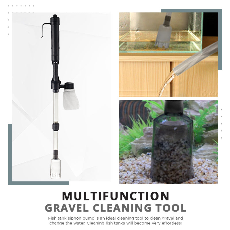 🥳2026 HOT SALE🥳💞50K+ SOLD!🐠⚡ 50% OFF! Electric Aquarium Gravel Cleaner – Battery‑powered, no manual pumping. Adjustable tube length fits small to large tanks. Clean gravel & change water with ease! 🧹✨