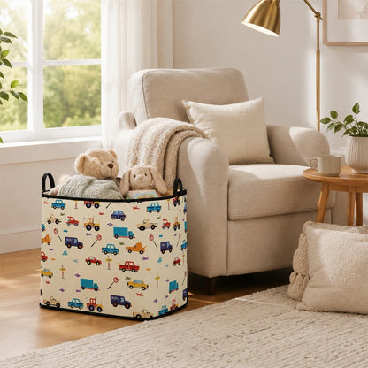 🧺 49% OFF NOW! 🎉 Large Foldable Canvas Storage Organizer – Durable, zippered lid & reinforced handles – Perfect for home, closet & travel ✨