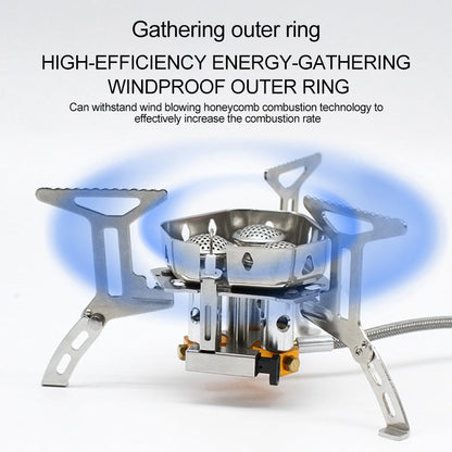 ⛺ LIMITED-TIME 50% OFF! ✨ Camping Gas Burner – 5800W, Piezo Ignition, Windproof 🔥